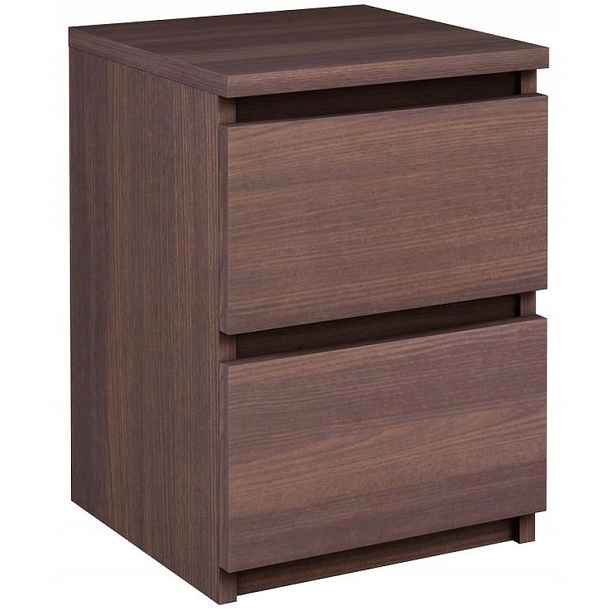 Noční stolek EX3 wenge, noční stolek, 2 zásuvky