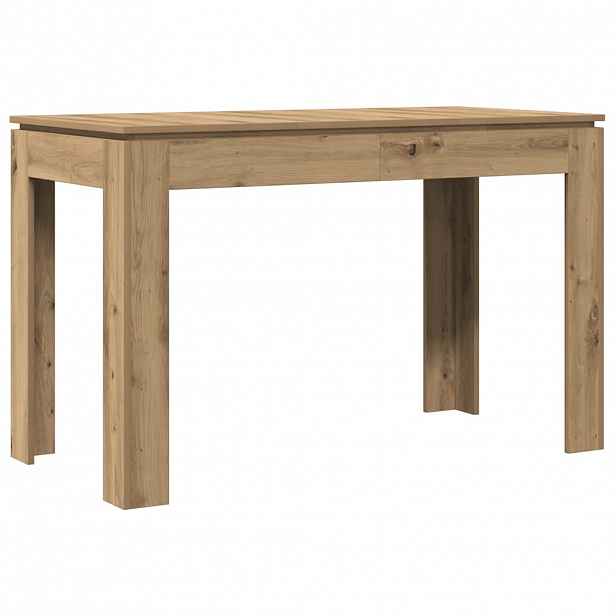 vidaXL Jídelní stůl dub artisan 120 x 60 x 76 cm kompozitní dřevo