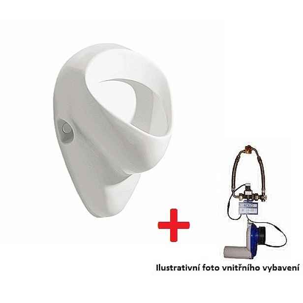 Sanela SLP66 pisoár s radarovým splachovačem SLP 66RS BLUETOOTH - bez napájecího zdroje