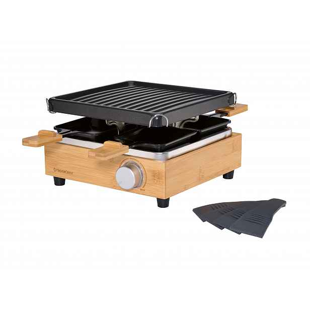 Silvercrest® Raclette gril s bambusovým povrchem Srgb 800 A1