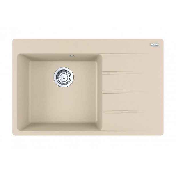 Franke Centro - Fragranitový dřez CNG 611-78 TL/2, 78x50 cm, pískový melír 114.0637.514
