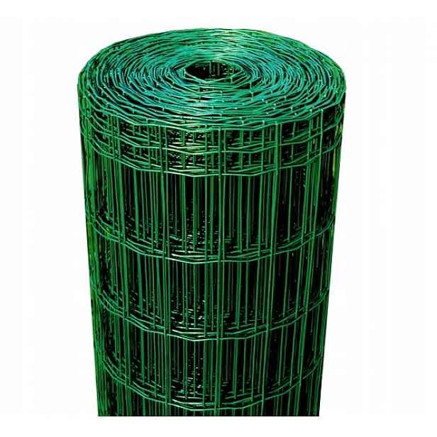Plotová Síť 100 cm Potažená 1 m Svařovaná 20 m zelené oko 10x5 mm