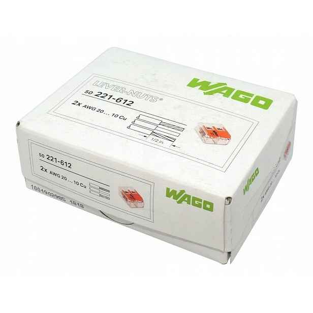 Rychlospojka Wago 221-612 0,5-6 mm² 2, 50 ks