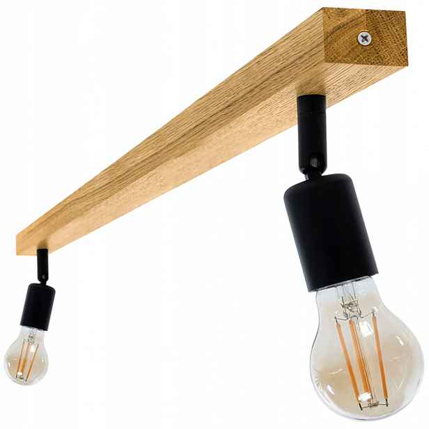Spotová Led lampa stropní svítidlo Dubová 90 cm E27 Nástěnná Pohyblivá závěsná