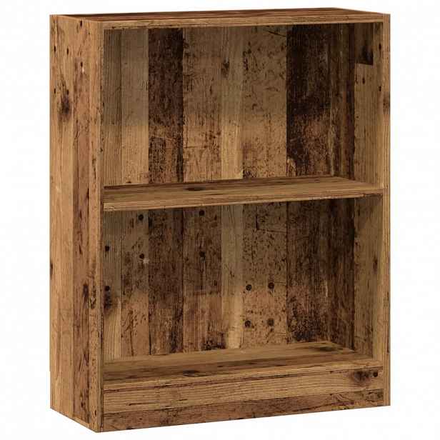 vidaXL Knihovna old wood 60 x 24 x 76 cm kompozitní dřevo