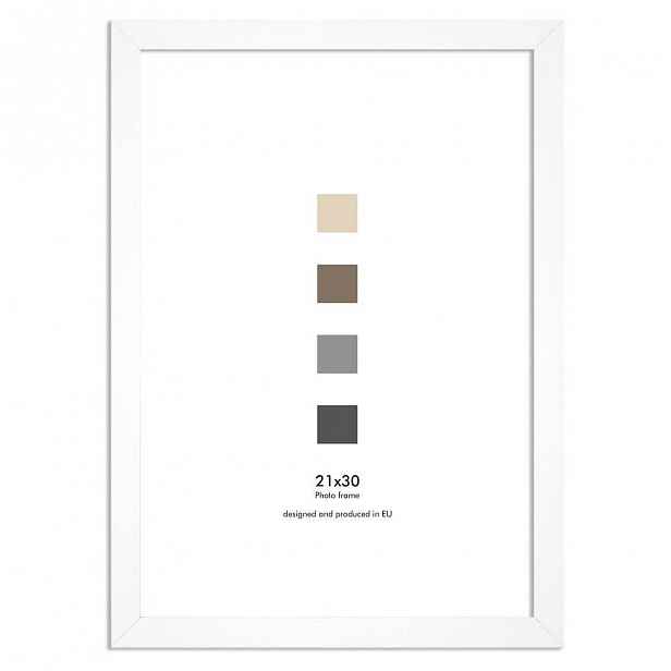 Bílý nástěnný rámeček Styler Ramka Japan AF, 21 x 30 cm