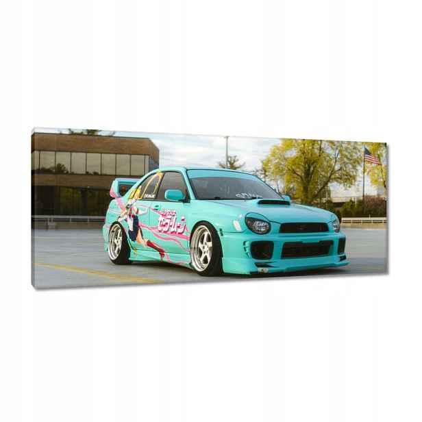 Obrazy 100x40 Tyrkysová Fura Sport Car