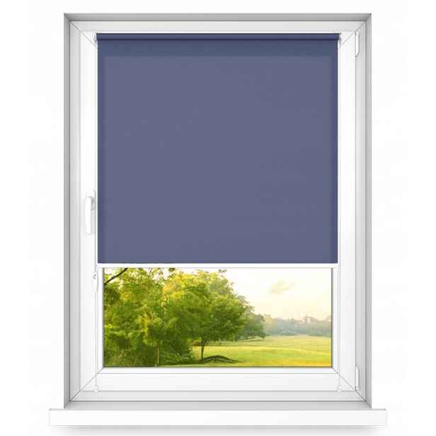 Roleta bez zatloukání Světle Modrá Pruská 60 x 100 cm mini basic rychlá montáž