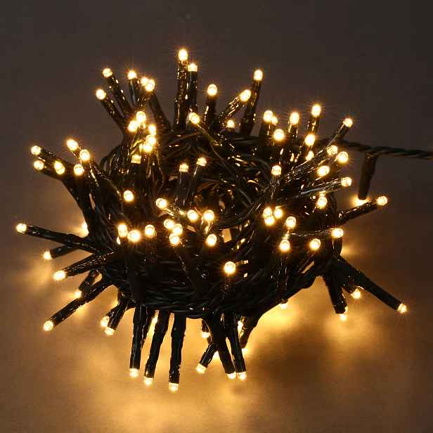Venkovní Osvětlení Žlutá Vánoční Girlanda Ozdoba 480 Led 2000 X 4 CM