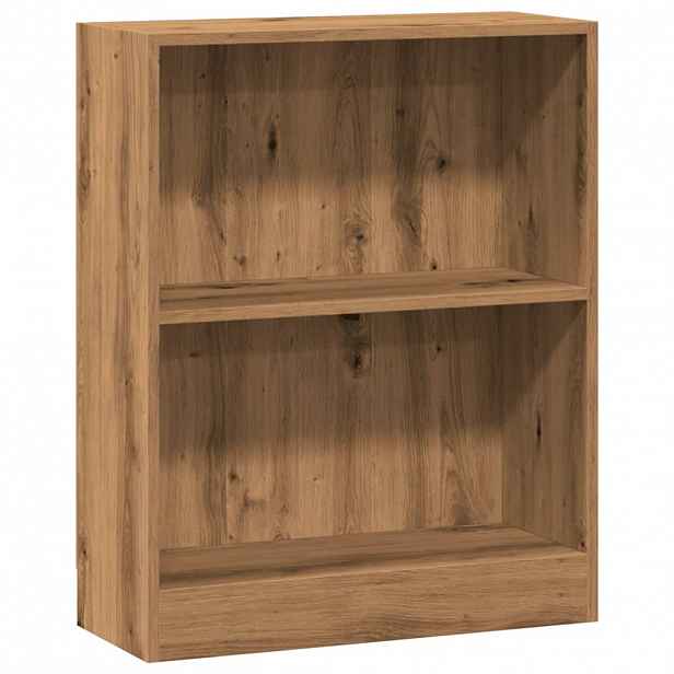 vidaXL Knihovna dub artisan 60 x 24 x 76 cm kompozitní dřevo