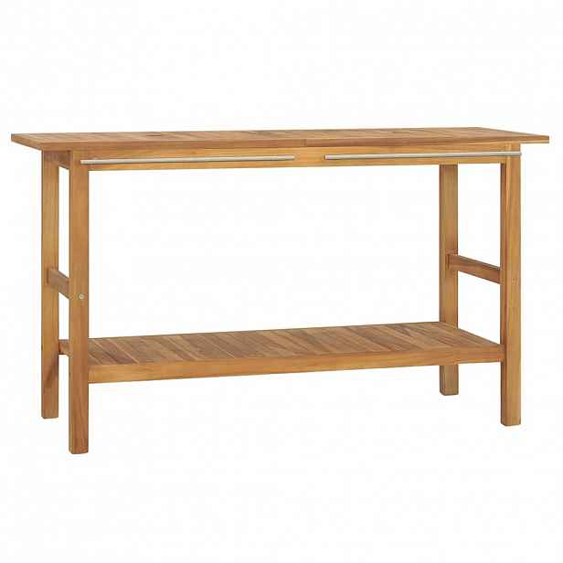 vidaXL Koupelnová skříňka masivní teak 132 x 45 x 75 cm