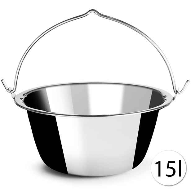 Perfect Home 13956 Zesílený nerezový kotlík na guláš 15 L