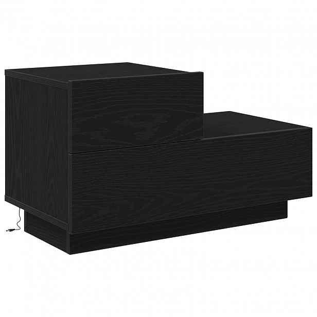 vidaXL Noční skříňka Černý dub 70 x 36 x 40,5 cm Kompozitní dřevo