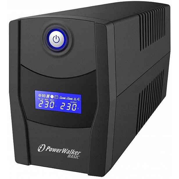 Záložní zdroj line-interactive 800VA Stl Fr 2x Pl 230V, Usb, RJ11/45 In