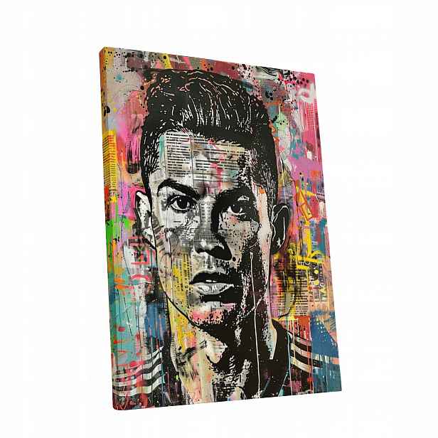 Obraz na plátně Cristiano Ronaldo CR7 do bytu, pokoje, obýváku dárek 60x80
