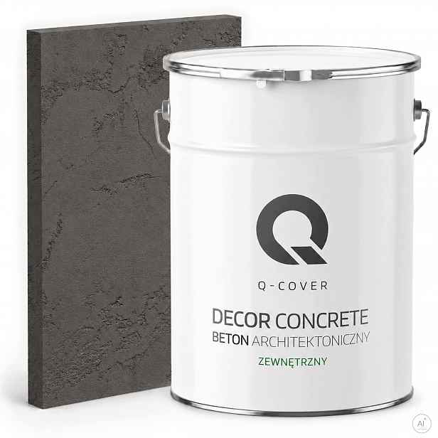 Architektonický Venkovní Beton 5m2 7kg Šedý Tmavý F276 Ozdobná Stěna