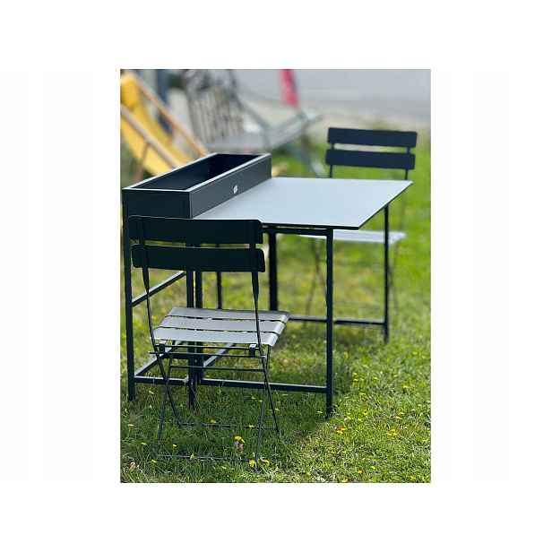 Balkonová souprava Siena Garden Napoli M29550 VE1, šedá, max. 130 kg