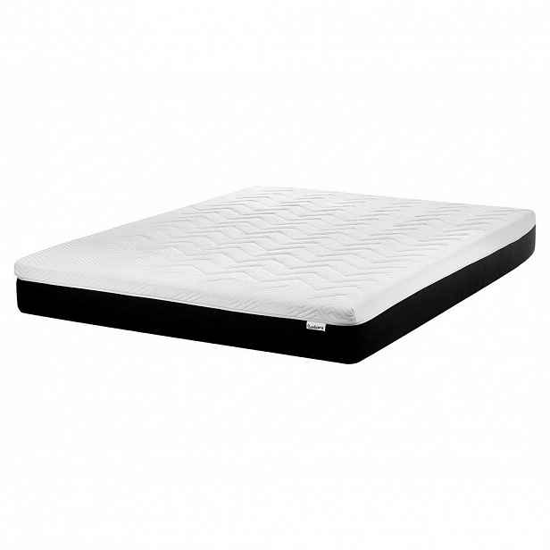Beliani GELOVÁ matrace s paměťovou pěnou H2/3 Střední 160/200 cm Spongy