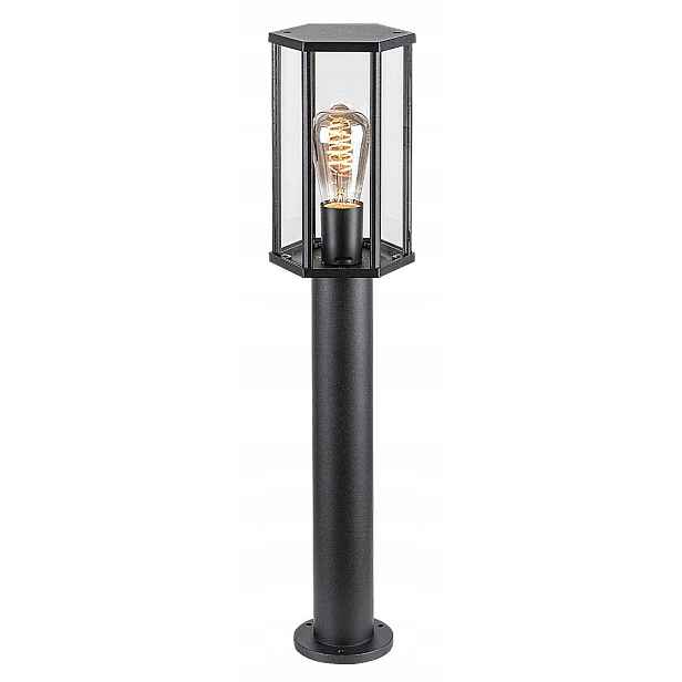 Klasická loftová zahradní lampa, černá, matná, 65 cm Rabalux