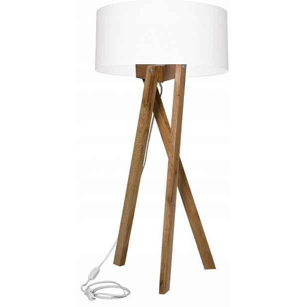 Stojací/podlahová Lampa Trojnožková, Dřevo LN90