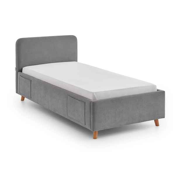 Šedá dětská postel s úložným prostorem s roštem 90x200 cm Cosy – Meise Möbel