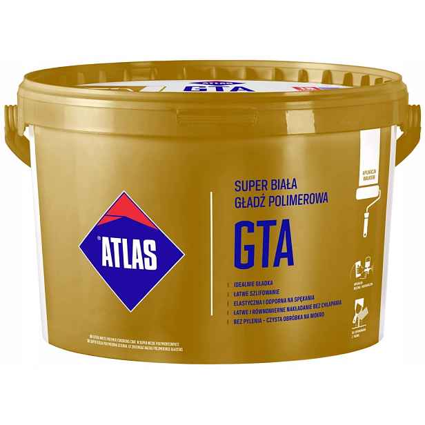 Atlas Gta Polymerové hladítko 18 kg bílé