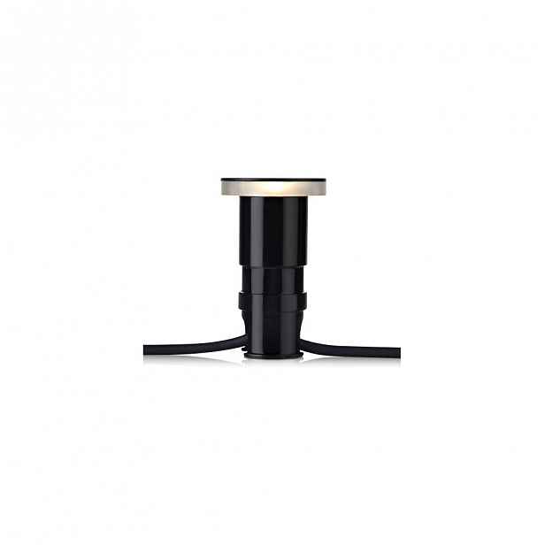 Černé zápustné svítidlo Markslöjd Garden, ø 60 mm