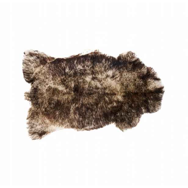 Ovčí kůže „černý Muflon“ – 100 cm/L (jehněčí) 100% přírodní!