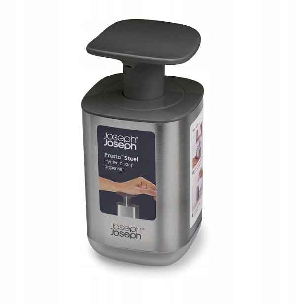 Ruční stojací dávkovač mýdla Joseph Joseph 350 ml šedý