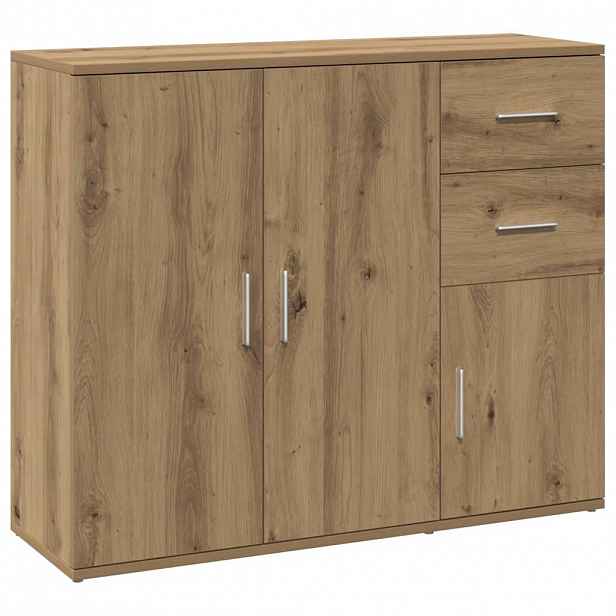 vidaXL Příborník Artisan Dub 91x29,5x75 cm Konstrukce dřeva
