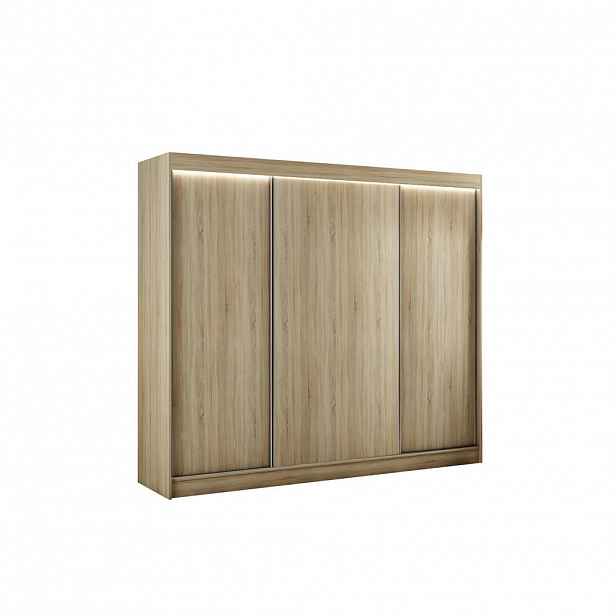 ALTDECOR ŠATNÍ SKŘÍŇ BEROG – 250 cm – Sonoma dub