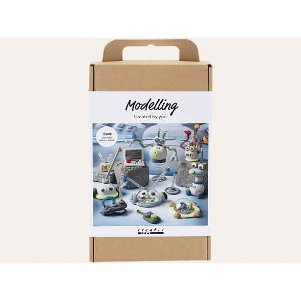 Creativ Company Kreativní sada - Roboti z modelovací hmoty
