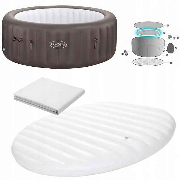 Tepelná krytka nafukovací izolační rohožka pro vířivky Lay-Z-Spa 60165 Bestway
