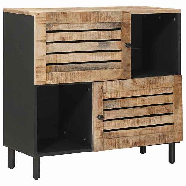 vidaXL Úložné skříně Hnědá 80 x 33,5 x 75 cm Masivní mangové dřevo