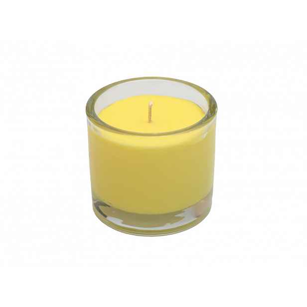 Svíčka ve skle MINNESOTA POPCORN YELLOW 9 cm žlutá