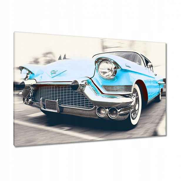 Obrazy 120x80 Modrý Cadillac