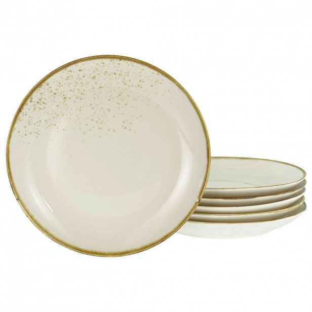 Creatable SADA MĚLKÝCH TALÍŘŮ, keramika, 27 cm