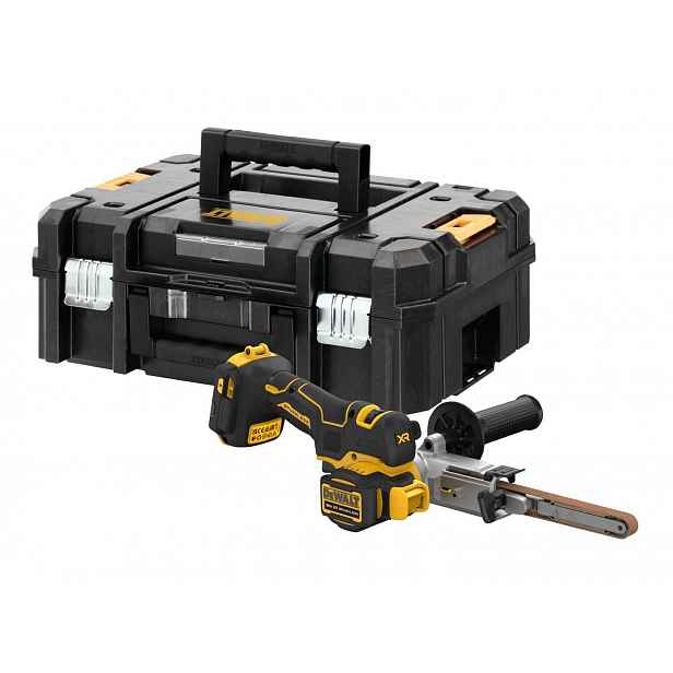 DeWALT - 18V AKU pásový pilník, bez baterie a nabíječky DCM200NT