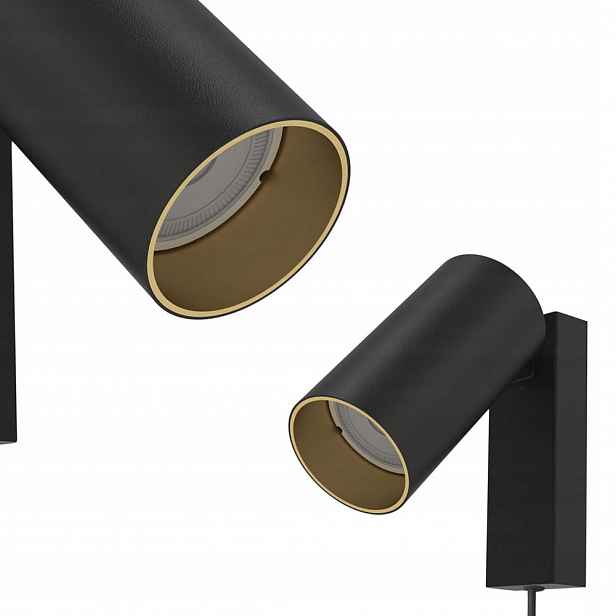 Nowodvorski Nástěnné svítidlo Mono I Black/gold 7765
