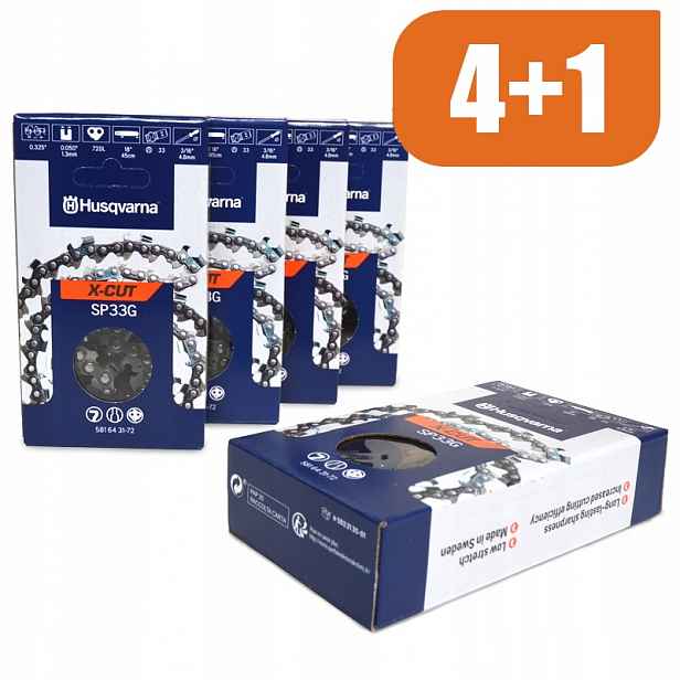 Řetěz X-cut SP33G .325" 1,3 mm 72DL Husqvarna 4+1 Bonus!