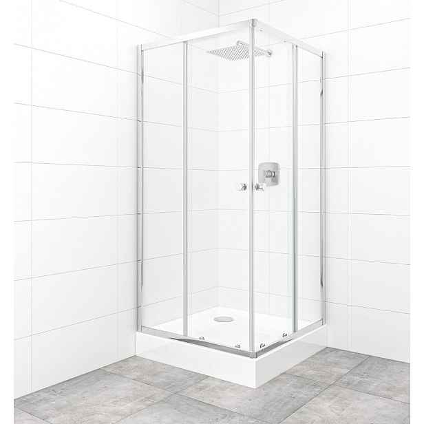 Set sprchového koutu a vaničky, čtverec 90x90 cm Multi Basic SIKOBKMUQ90CRT