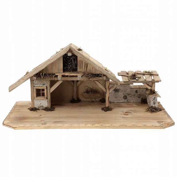 Vánoční Betlém Dekorace 70x30x31 CM Pro Figurky 9-11 CM