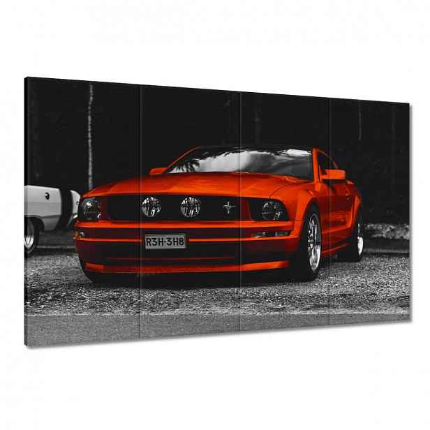 Obrazy 120x80 Červený Ford Mustang