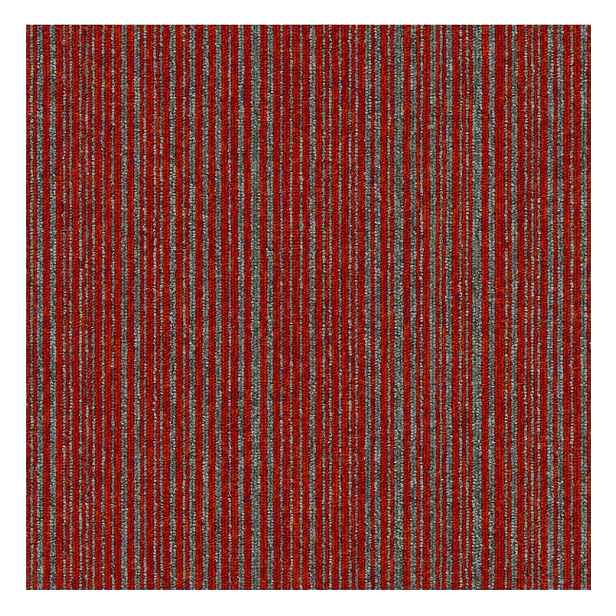 Kobercový čtverec Coral Lines 60380-50 červeno-šedý 50 x 50 cm, chodba / předsíň, Tapibel