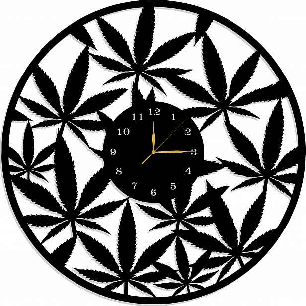Nástěnné Hodiny Ganja 60 CM XL! 17 Barev!