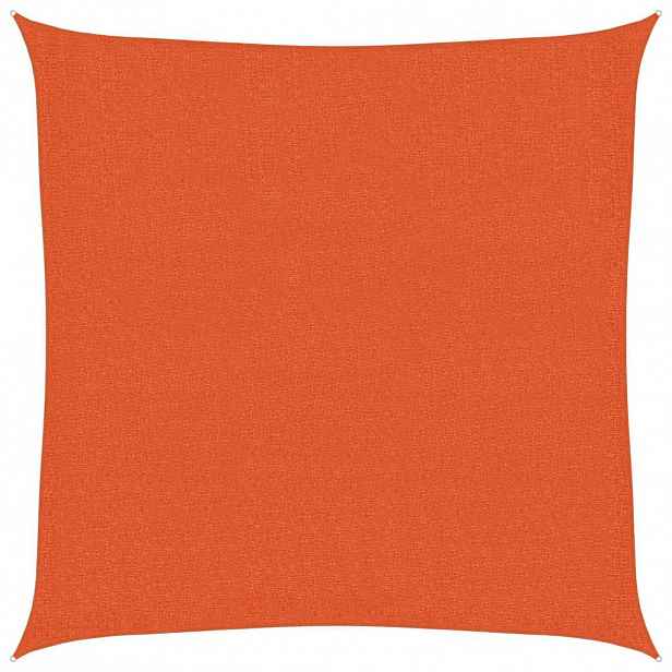 vidaXL Stínící plachta 160 g/m² oranžová 3 x 3 m HDPE
