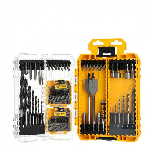 DeWALT - 100dílná sada bitů a vrtáků Tough Case DT70784