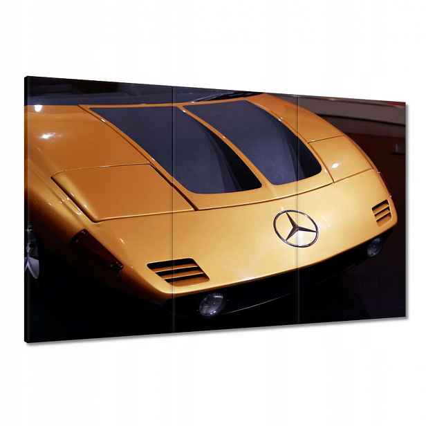Obrazy 120x80 Žlutý Sportovní Mercedes