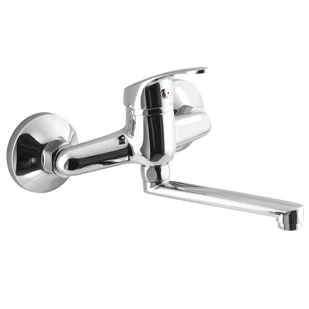 AQUALINE 35 nástěnná baterie, ramínko ploché 160mm, chrom
