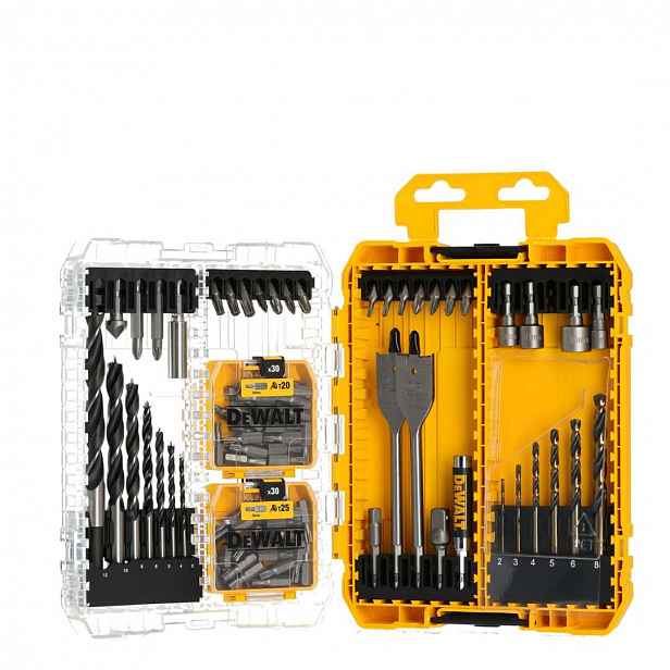 DeWALT - 100dílná sada bitů a vrtáků Tough Case DT70785